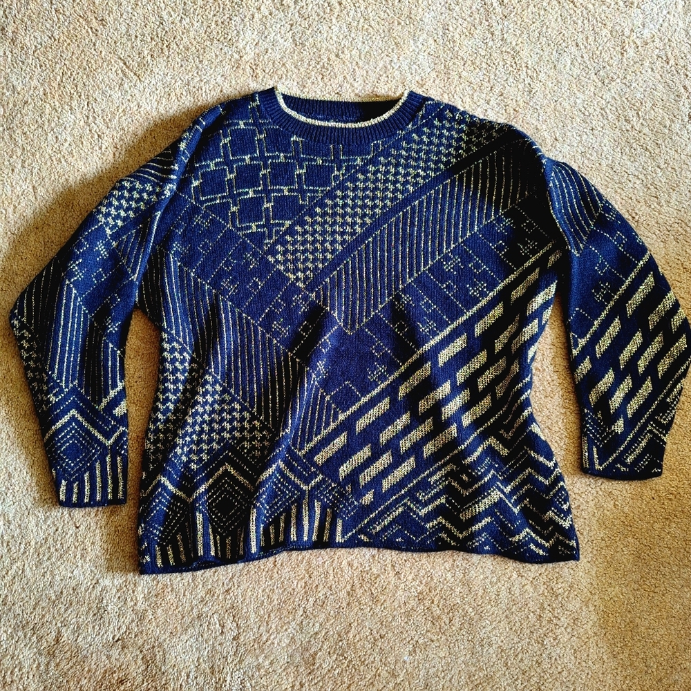 Gold & Black Sweater